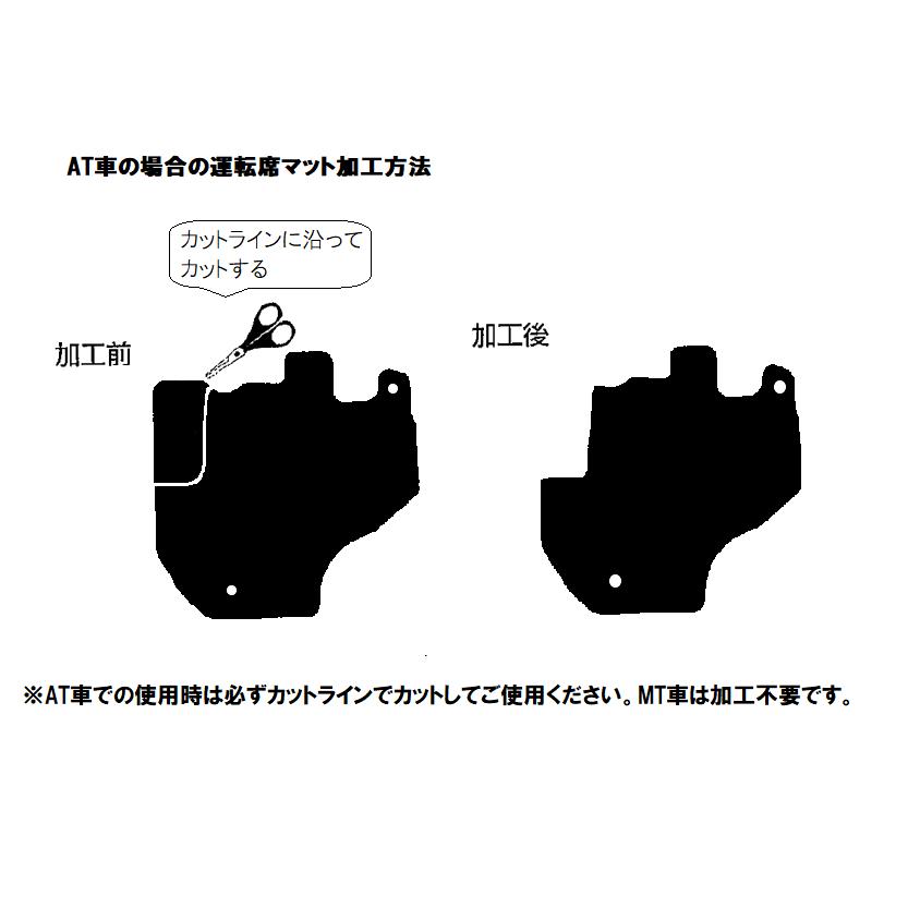 ハイゼットトラック ゴムマット S500P/510P ダイハツ｜e-frontier｜04