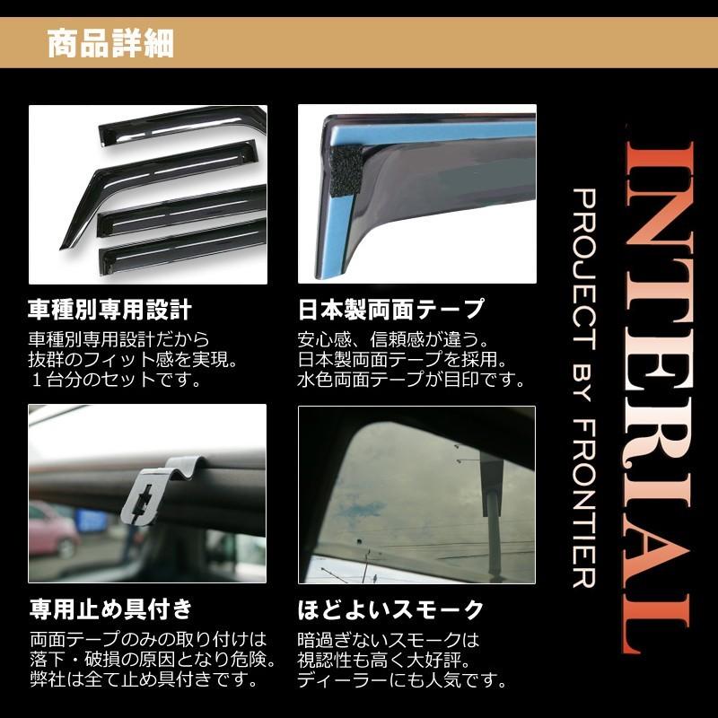 ダイハツ（DAIHATSU） ムーブキャンバス LA800/810S サイドバイザー