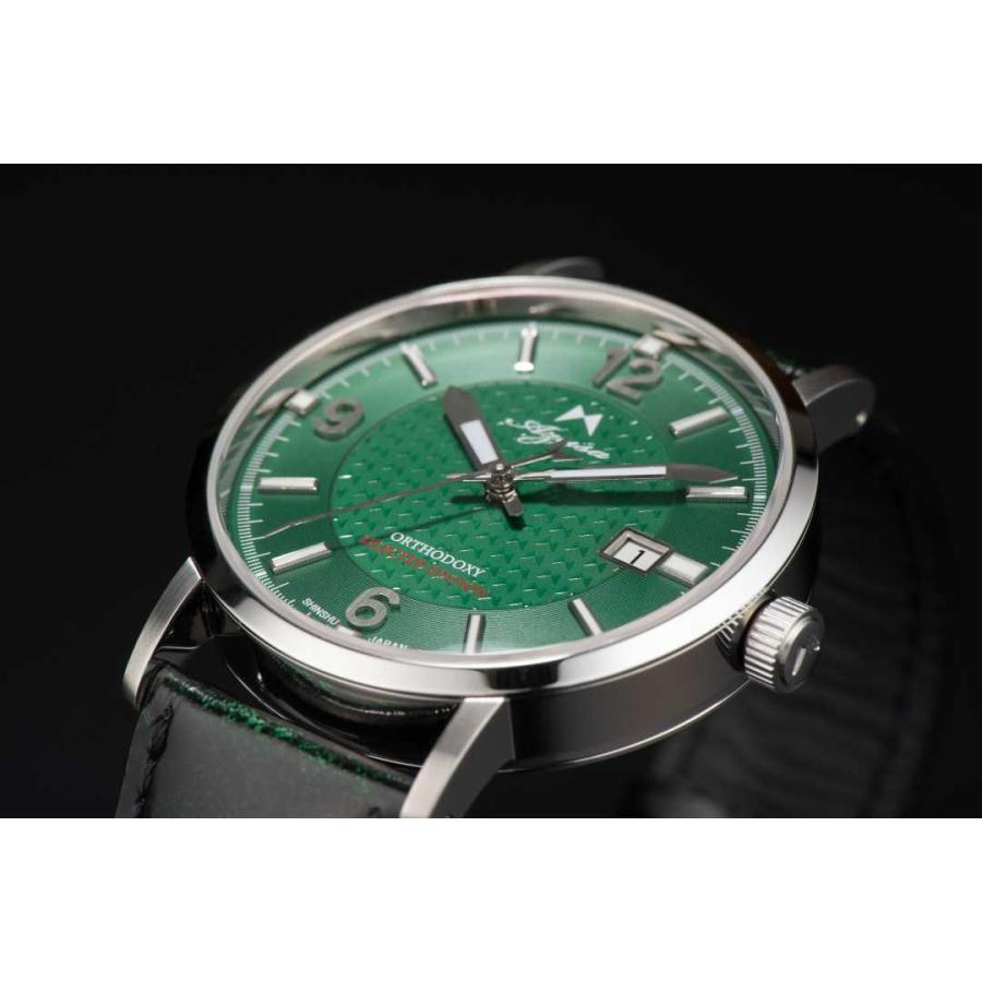 腕時計 Azusa ORTHODOXY 2nd グリーン パーリィークラシックベルト