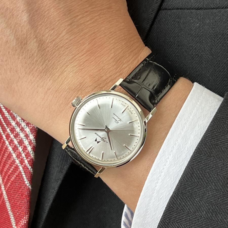 腕時計 Azusa CLASSIC II シルバー 自動巻の画像