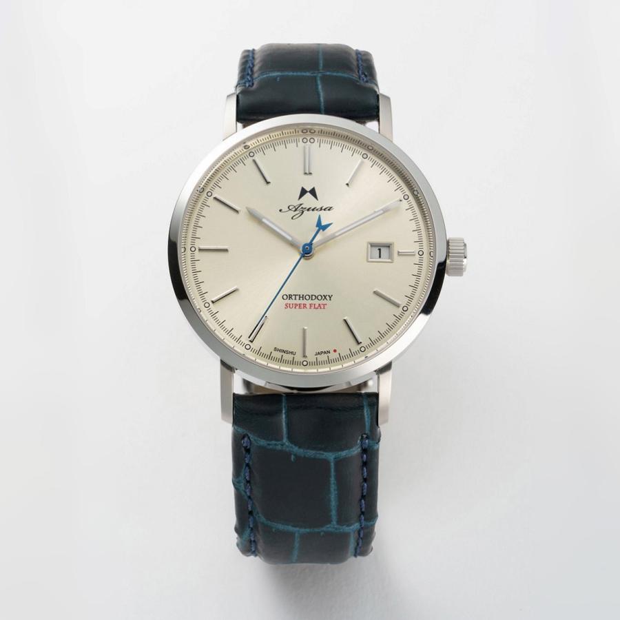腕時計 Azusa ORTHODOXY ベーシックモデル シャンパンゴールド カーフ