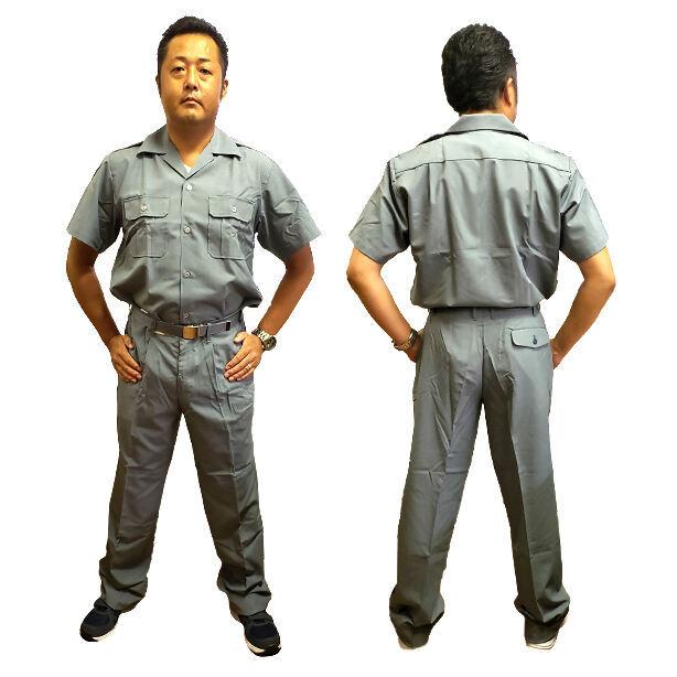 防災服 上下セット GA-25B-S【グレー】【夏用 / 半袖