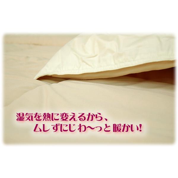 【新品未開封】 吸湿して発熱するモイスケア合掛ふとん ダブル 吸湿して発熱するモイスケア合掛ふとん ／ダブルサイズ : e-ふとん屋