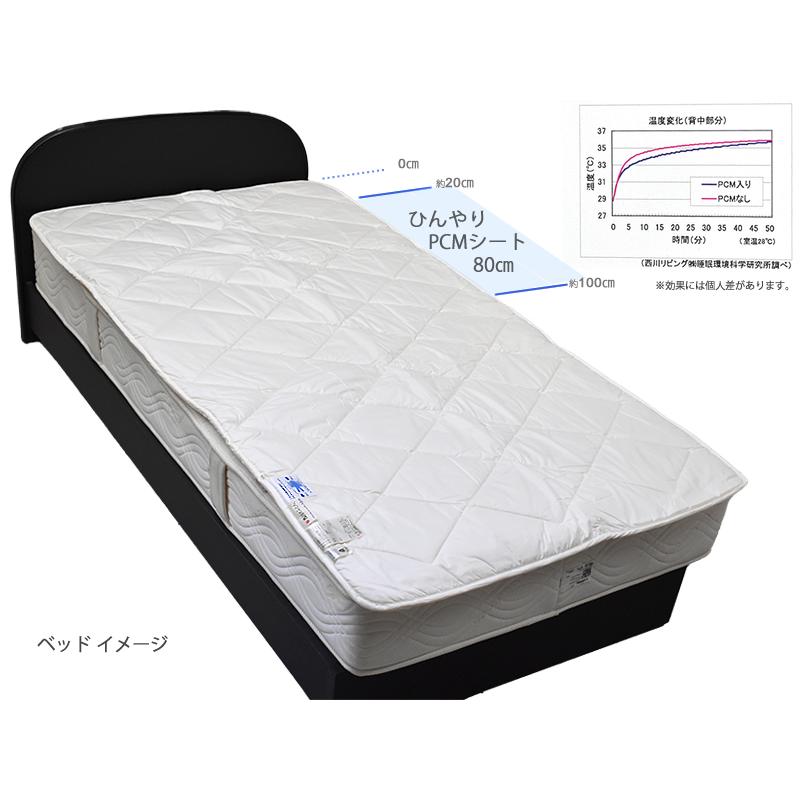 西川ひんやり羊毛敷きパッド schoeller-PCM ／シングル :02pdcool14:e