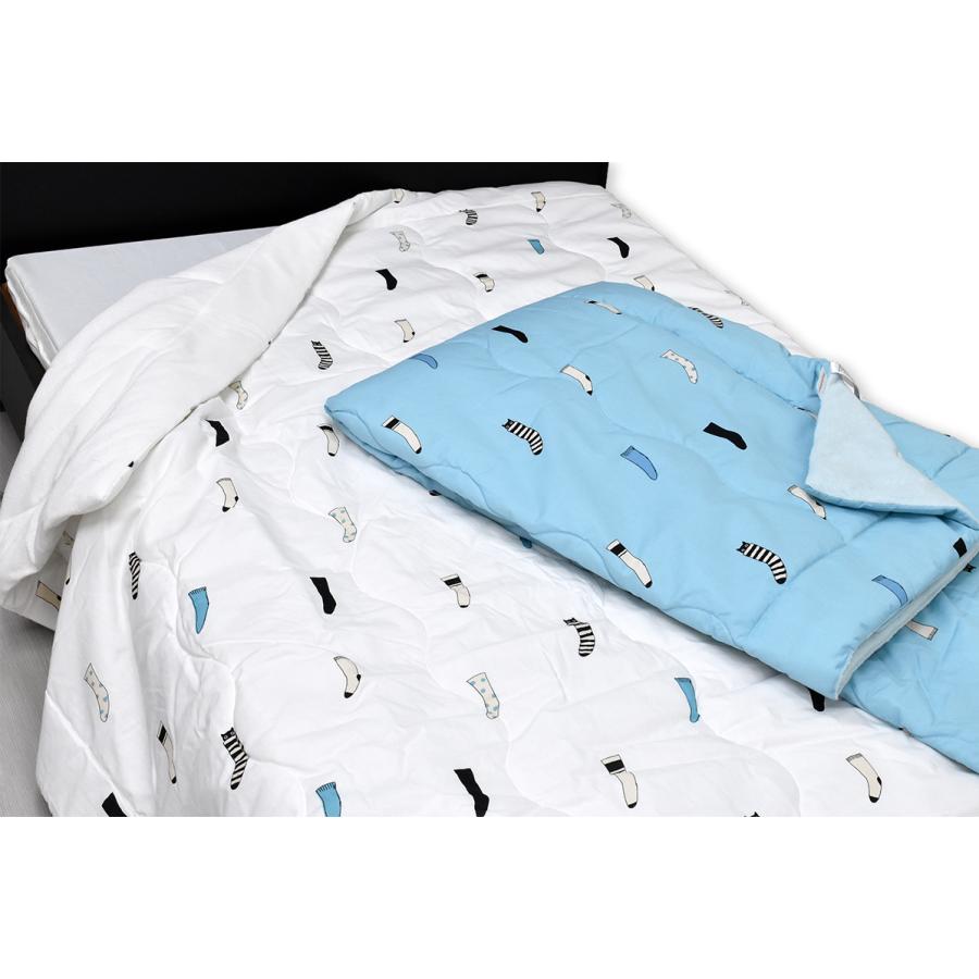 アツコマタノ キルトケット シングル MEME 猫 西川 肌掛けふとん 軽量