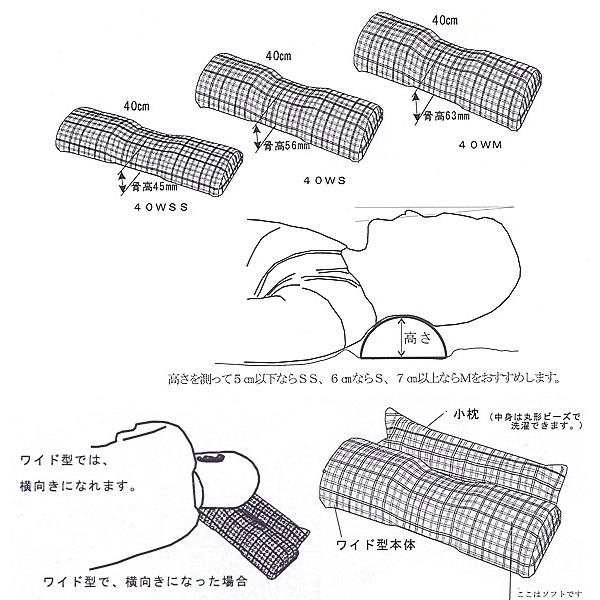 龍宮枕(硬枕) ワイド型｜e-futon｜02