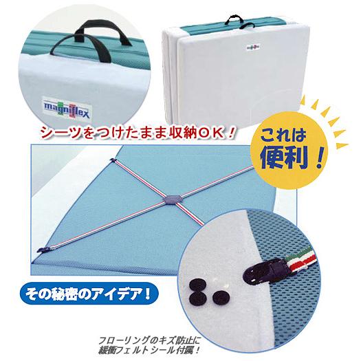 magniflex（マニフレックス） BOXシーツ ダブルサイズ 三つ折り専用