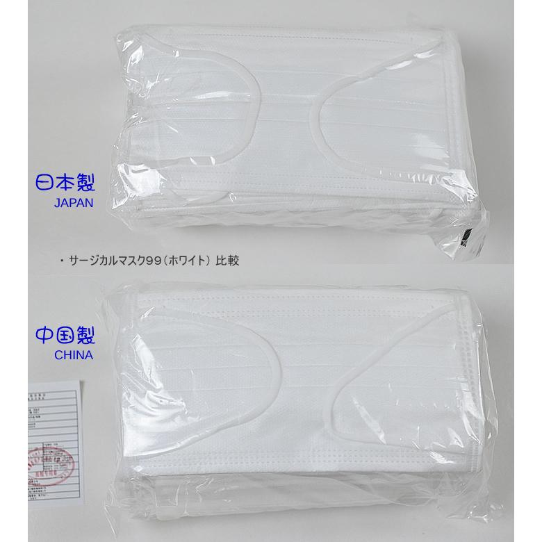 日本製サージカルマスク99（ホワイト） 50枚入 医療用不織布マスク