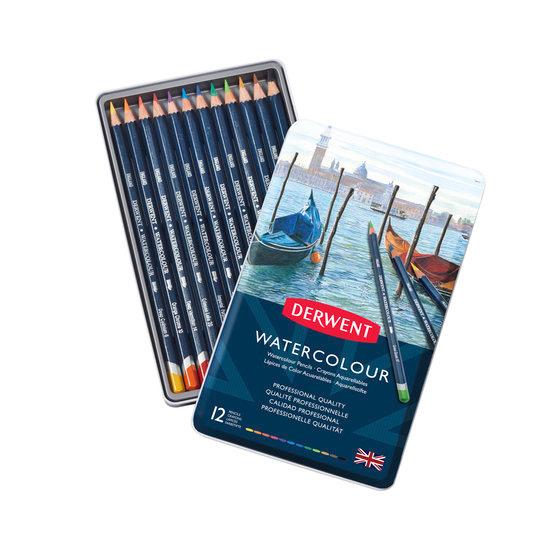 ダーウェント（DERWENT） ウォーターカラーペンシル 12色セット