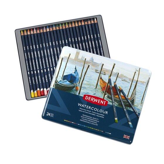 DERWENT ダーウェント ウォーターカラーペンシル画材セット 水彩色鉛筆 ダーウェント（DERWENT） ウォーターカラーペンシル 24色セット