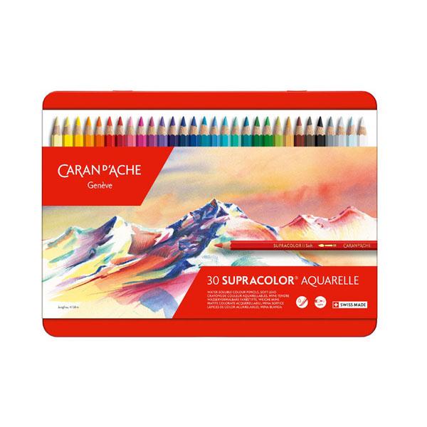 (未使用･未開封品)　カランダッシュ スプラカラーソフト 30色 3888-330 sdt40b8 CARAN d'ACHE（カランダッシュ） 水溶性色鉛筆 スプラカラーソフト 30