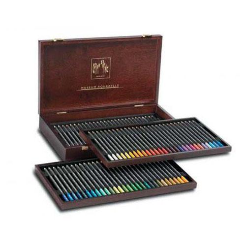 【希少】Caran d'Ache カランダッシュ　木箱 CARAN d'ACHE（カランダッシュ） ミュージアムアクアレル 水性色鉛筆