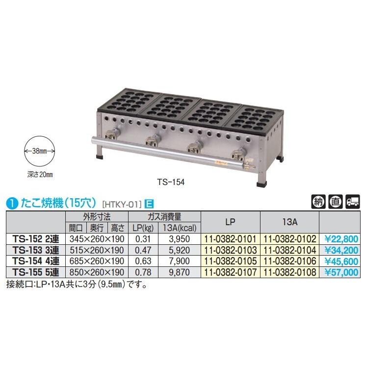 たこ焼機 大東 TS-152