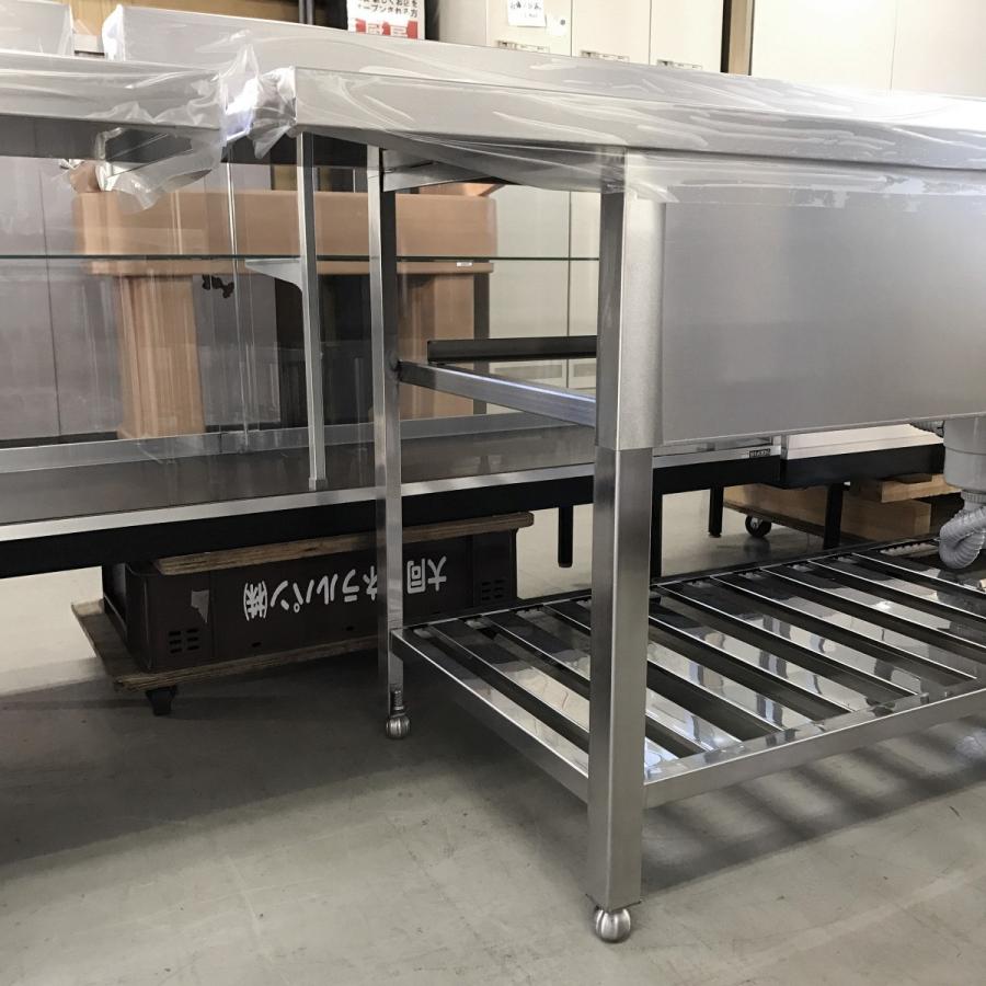 一槽ソイルドシンク 1860x700x815(+150）未使用品 : 業務用厨房機器の