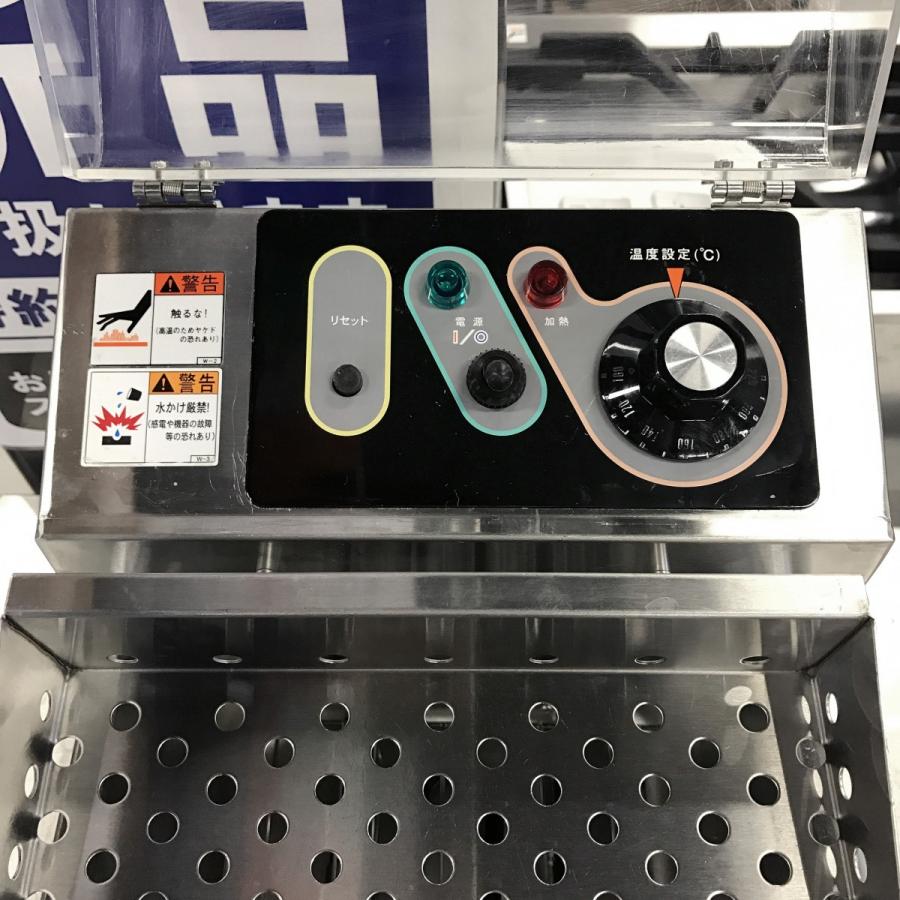 ☆中古品 マルゼン卓上電気フライヤー MEF-M8T 8L 100V 2018年製 揚げもの 厨房機器☆ マルゼン（MARUZEN） MEF-M8FT マルゼン電気ミニフライヤー 卓上タイプ