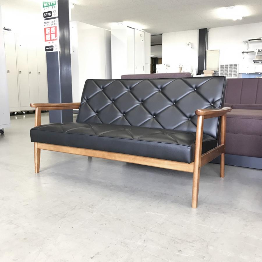 長椅子（2人用ソファ）カリモク WS1193BW 中古 : 業務用厨房機器の新橋