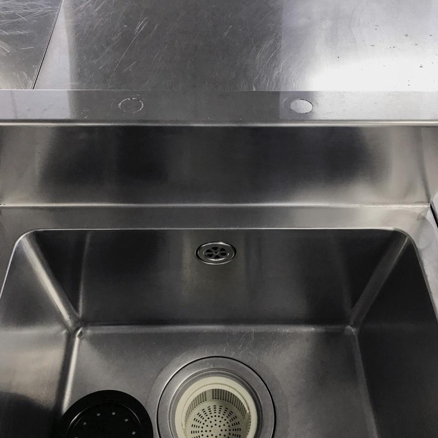 一槽シンク タニコー 600x600x800 中古 ※穴2ヶ所あり : 業務用厨房機器