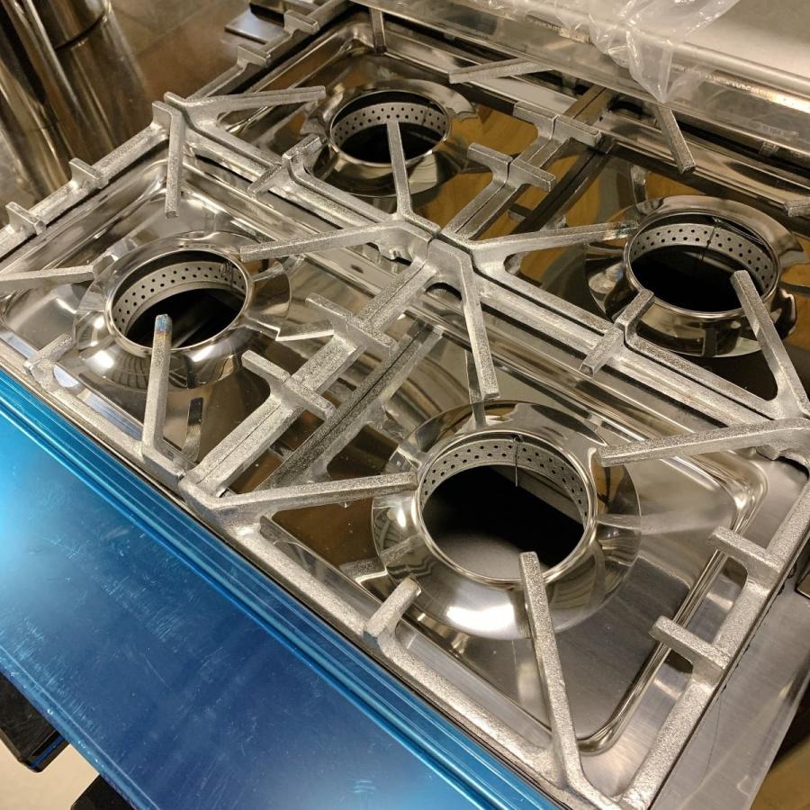 オザキ/OZAKI 業務用 卓上型 ガスコンロ 4口 LP(プロパンガス) 店舗