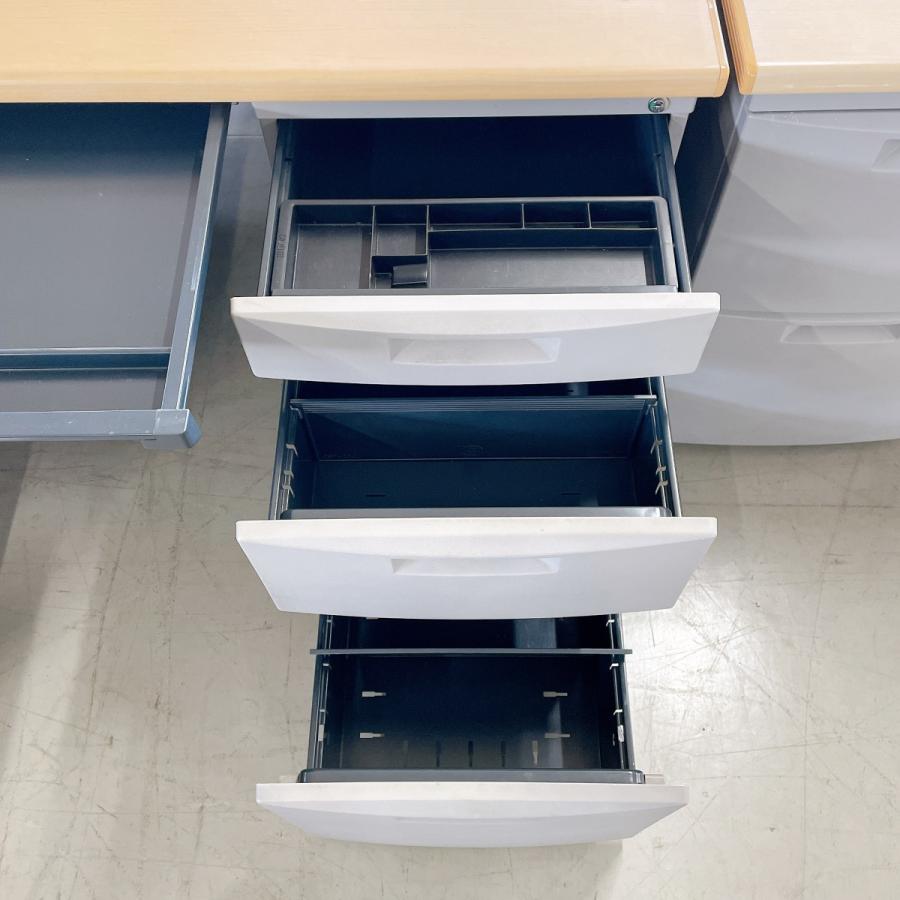 両袖机 イトーキ 中古 ※鍵なし・配線カバーなし : 業務用厨房機器の