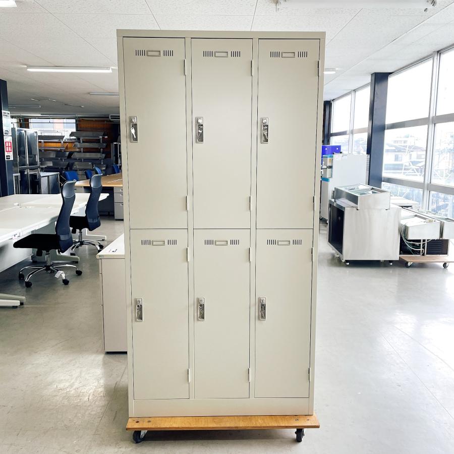 生興　ダイヤル錠　６人用ロッカー『中古美品』 中古 生興 6人用ロッカー ダイヤル錠 マスターキー付 | Office Hut
