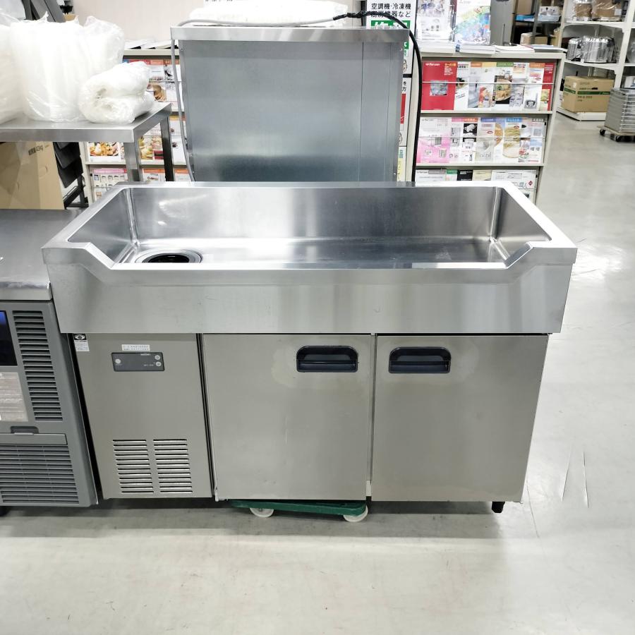 舟形シンク付きコールドテーブル 大和冷機 4461CDSF 中古 : 業務 舟形シンク付きコールドテーブル 大和冷機 4461CDSF 中古 : 業務