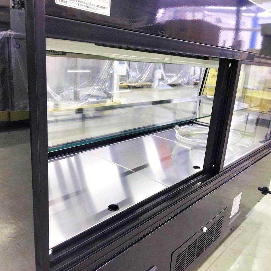 【ホシザキ 冷蔵ショーケース HKD-4B1（黒）】 HKD-4B1 ホシザキ 冷蔵ショーケース 中古美品 業務用 ガラス