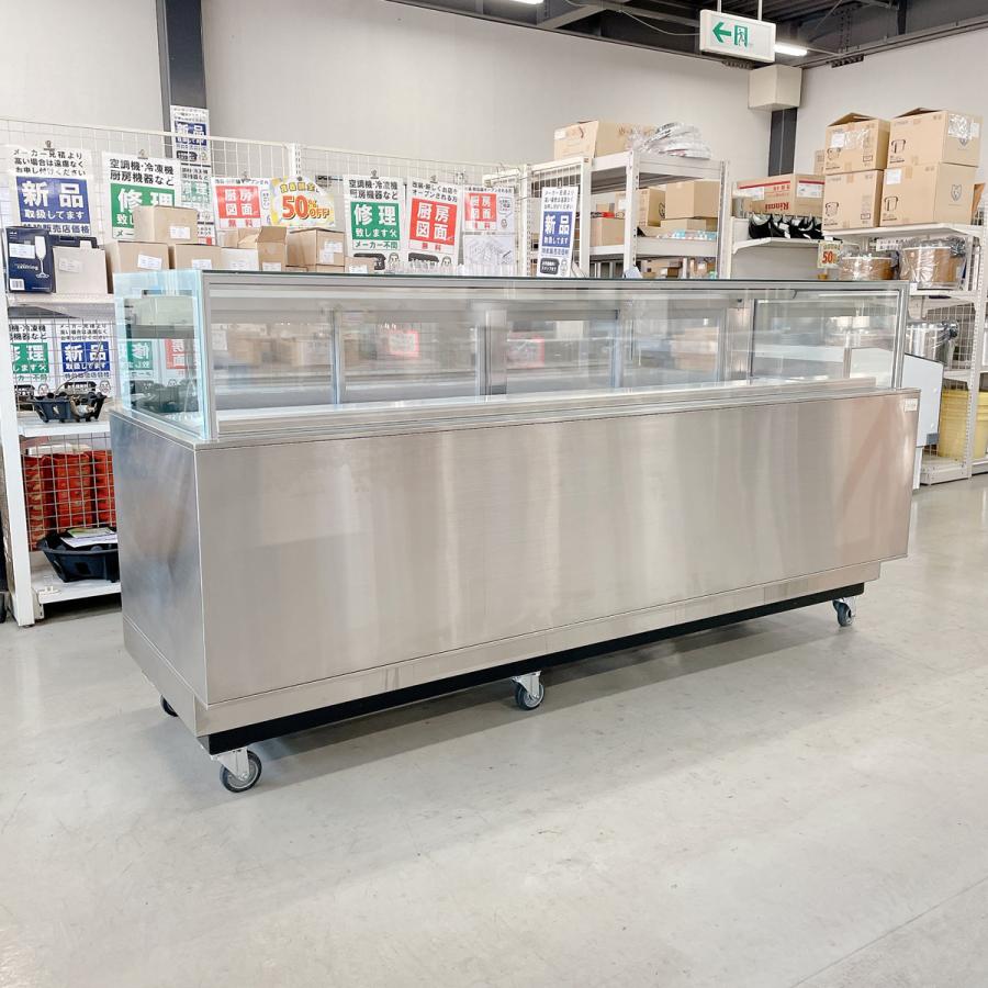 ケーキケース（特注品） アリガ APC-0802RZ 中古【ガラス製品のため