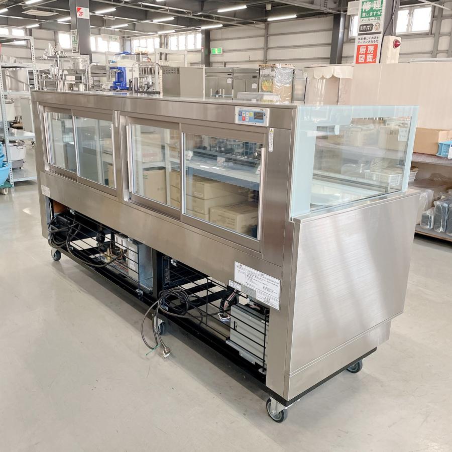 ケーキケース（特注品） アリガ APC-0802RZ 中古【ガラス製品のため