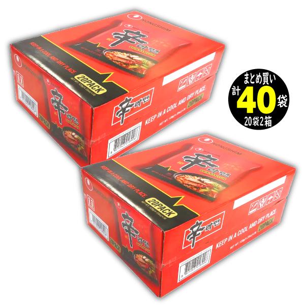 辛ラーメン 120g 20袋x2箱 計40袋 農心 韓国 コストコ（Yahoo!・e-giftshop）