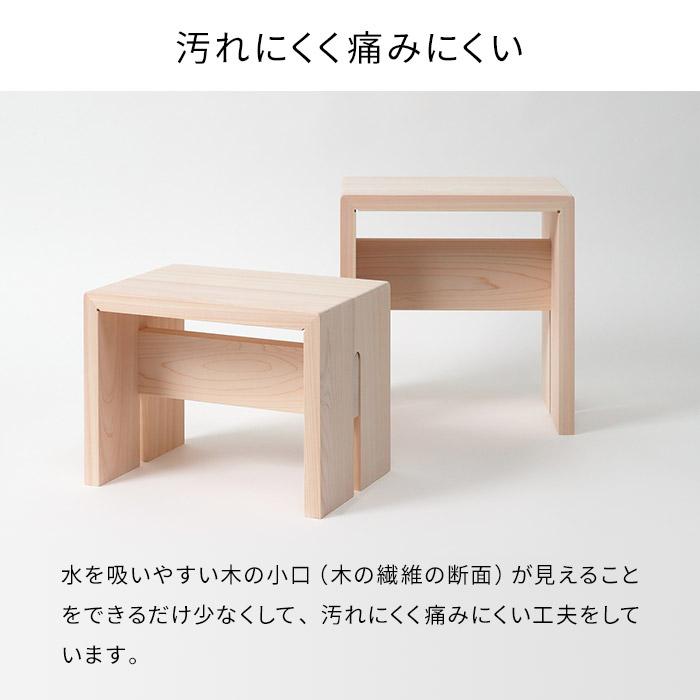 ambai アンバイ 風呂椅子 角小 ロータイプ 小泉誠 あんばい 日本製
