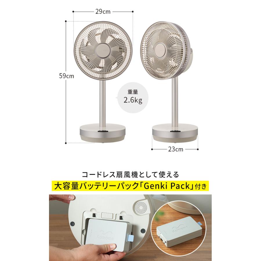 カモメファン +cシリーズ move K-F23AY 専用 バッテリー Genki Pack