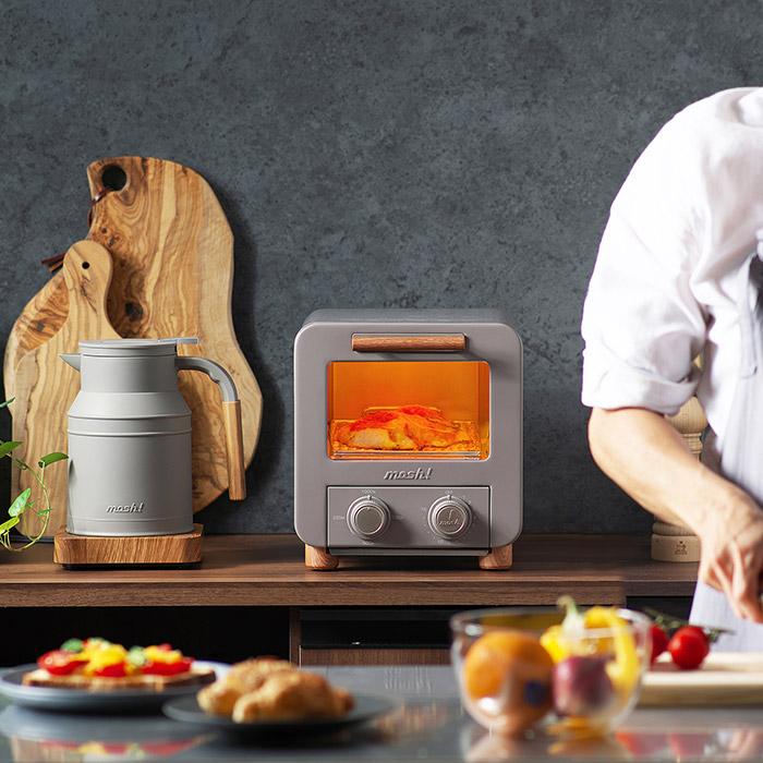 mash!(モッシュ)オーブントースター ブラウン M-0T1 BR 新品 【楽天