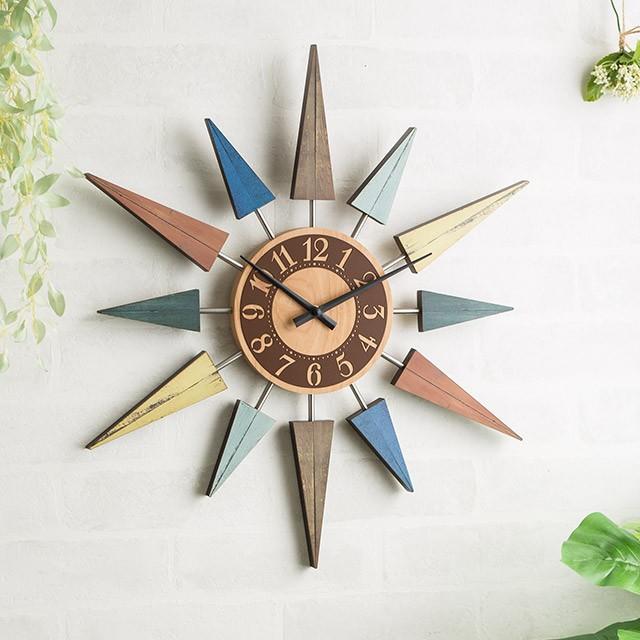 掛け時計 壁掛け時計 おしゃれ 北欧 木製 人気 ヴィンテージ レストヴント Cl 8408 I Lestbunt E Goods 通販 Yahoo ショッピング