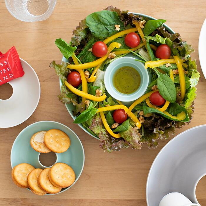 ドーナツプレート S 日本製 磁器 お皿 直径13cm ディッシュ