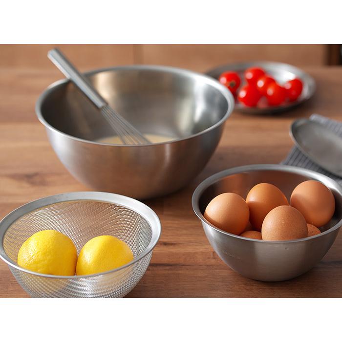 ラバーゼ　ステンレスボウル小　ステンレスボウル大　丸ザル小　丸ザル大　4点セット la base ラバーゼ ステンレス ボウル（小）＆丸ざる（小）2点