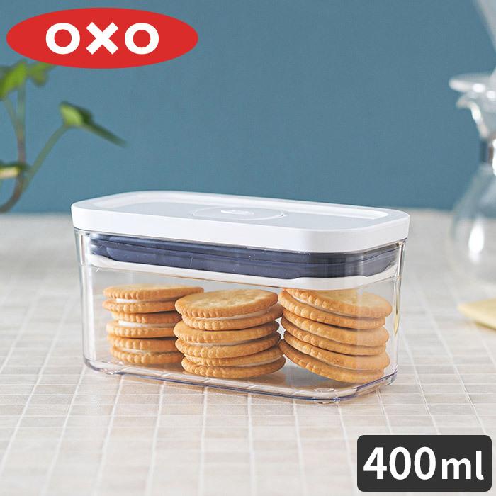 OXO（オクソー） ポップコンテナ スリムレクタングル ミニ 0.4L 密閉