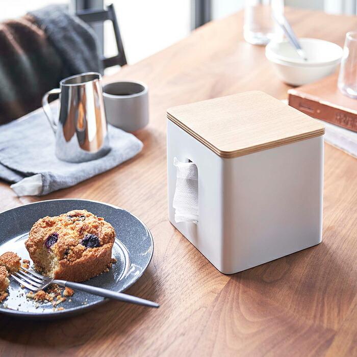 RIN（山崎実業） ティッシュ＆トイレットペーパーケース リン RIN 山崎