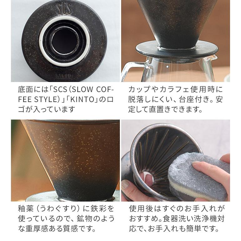 KINTO（キントー） SCS-S01 ブリューワー 2cups ブラック 2杯用 SLOW