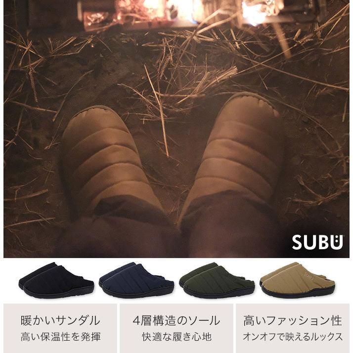 SUBU NANNEN スブ ナンネン 難燃 男女兼用 メンズ レディース ユニセックス スリッパ 撥水 中綿 外履き 防寒 ダウン風 アウトドア キャンプ｜e-goods｜04