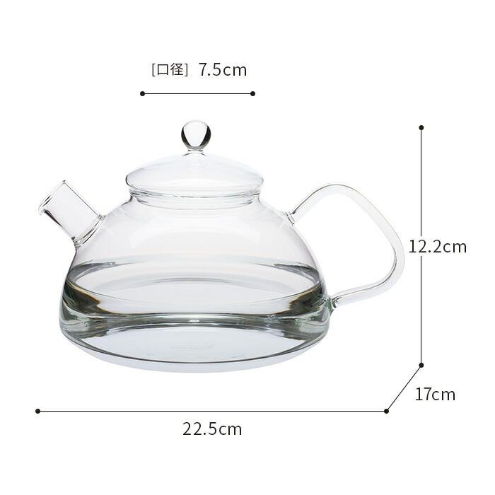 ガラス ケトル ノヴァ 1.2L Trendglas-Jena トレンドグラスイエナ Nova 1.2 ガラスケトル ノヴァ 1.2L 直火 耐熱ガラスの画像