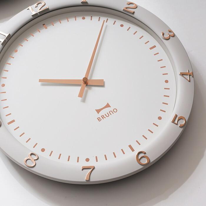 BRUNO（ブルーノ） パステルウォールクロック 掛け時計 時計 壁掛け