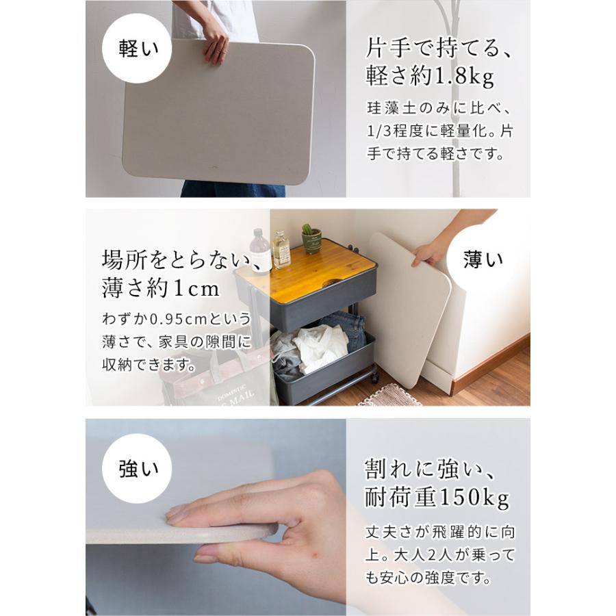 soil soil BATH MAT light ソイル バスマット ライト リバーシブル