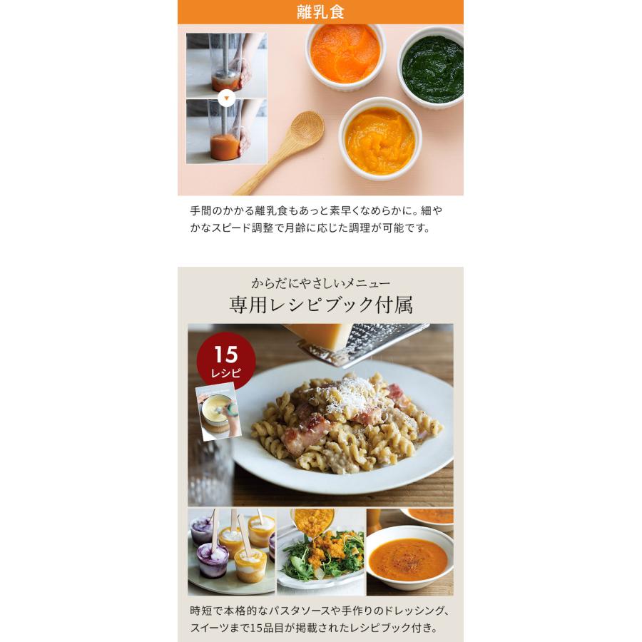 recolte（レコルト） コードレス ハンディブレンダー RHB-2 ハンド