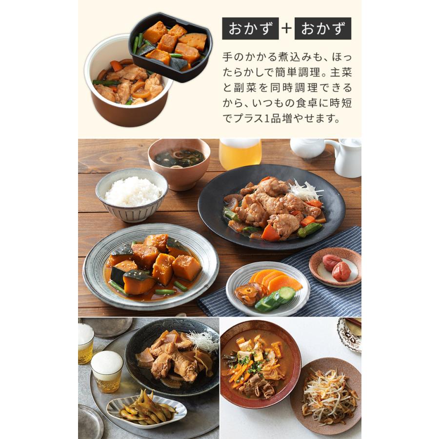 recolte（レコルト） クッキングライスクッカー RCR-2 炊飯器 3合炊き