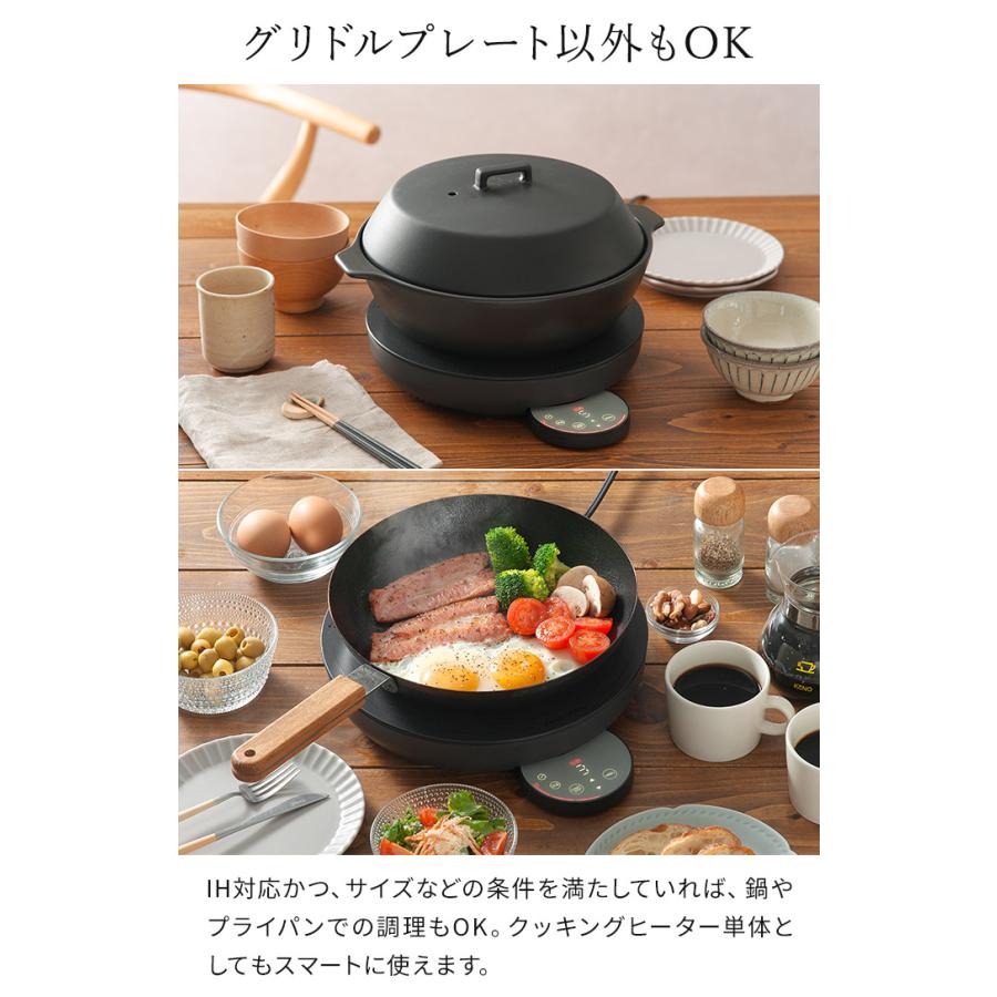 recolte / ホットプレート RIH-1 recolte（レコルト） 卓上IHクッキンググリドル RIH-1