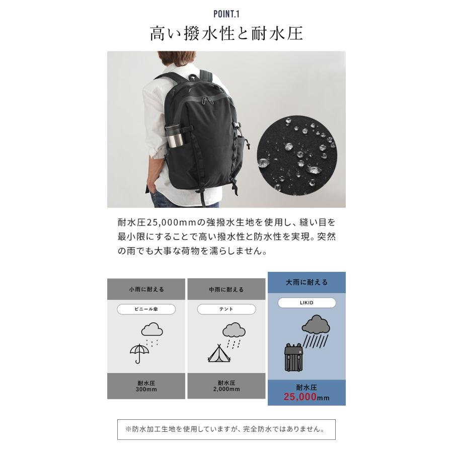 MILESTO LIKID ミレスト リキッド サイドバックルバックパック L MILESTO LIKID ミレスト リキッド サイドバックルバックパック L