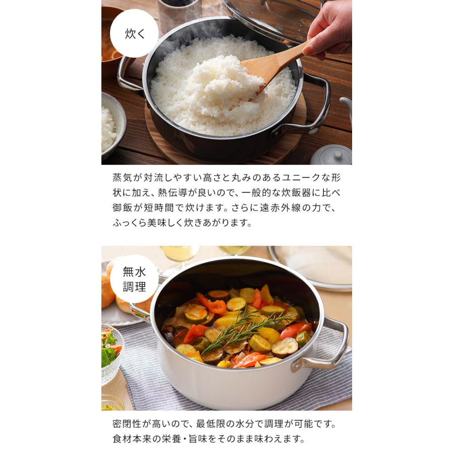 WMF ヴェーエムエフ フュージョンテック ミネラル ローキャセロール 20cm 両手鍋 浅型 キャセロール ih対応 鋳物風の画像