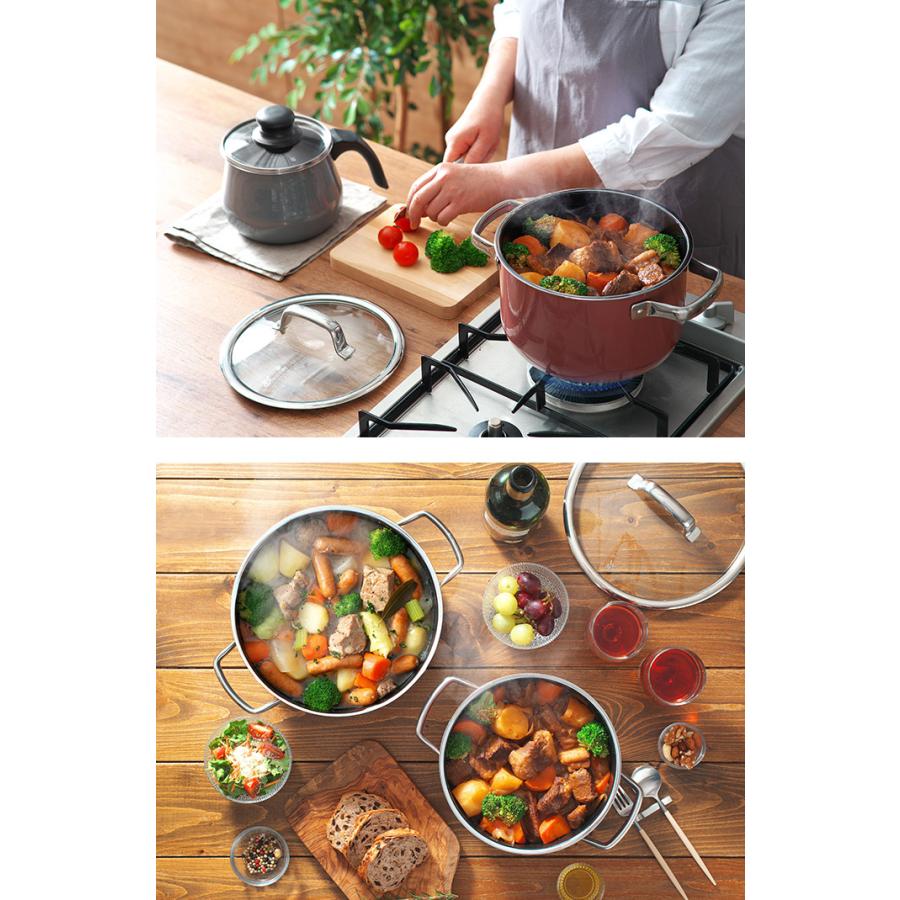 WMF ヴェーエムエフ フュージョンテック ミネラル ローキャセロール 20cm 両手鍋 浅型 キャセロール ih対応 鋳物風の画像