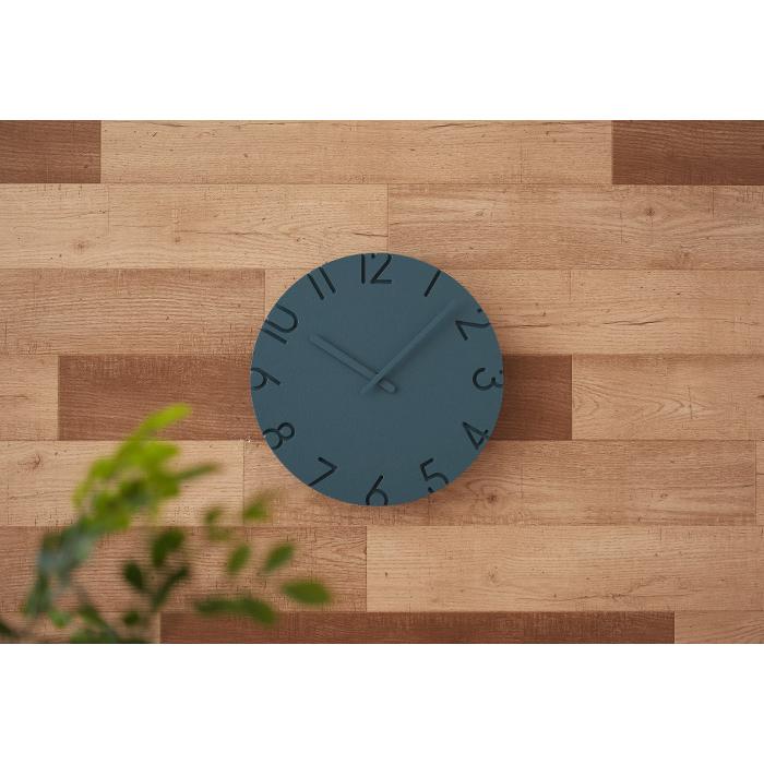 Lemnos（レムノス） 掛け時計 カーヴド Lemnos CAEVED COLORED 24cm