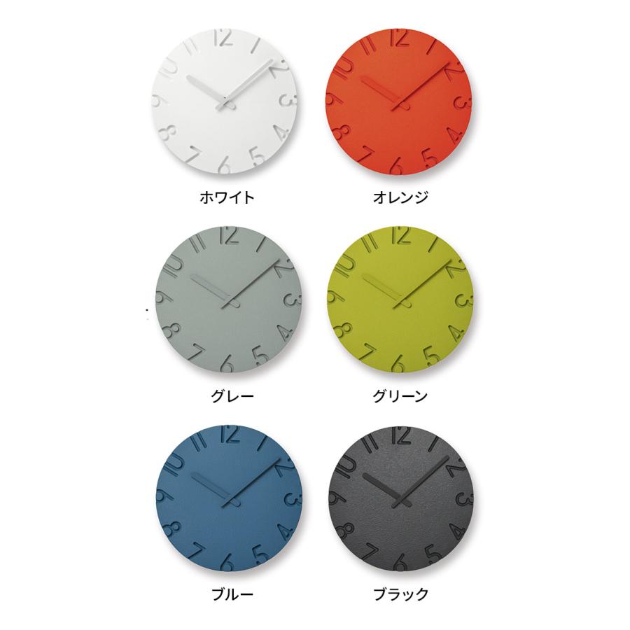 Lemnos（レムノス） 掛け時計 カーヴド Lemnos CAEVED COLORED 30.5cm